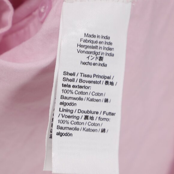 J.CREW Ruffle Button-Front Eyelet Mini Dress in Pink Frosty Lavender Size 12 - Picture 8 of 10